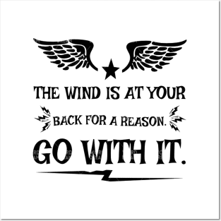 THE WIND AT YOUR BACK T-SHIRT Posters and Art